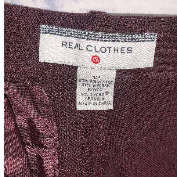 Real Clothes Maroon Trouser - Picture 4 of 5